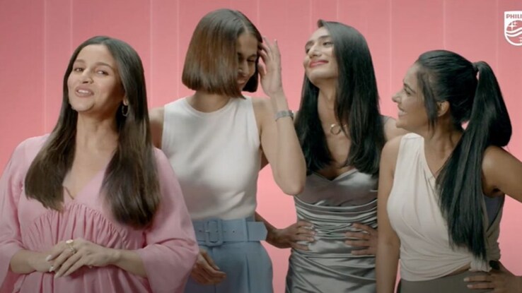 Philips new campaign with Alia Bhatt to promote hair straightening products
