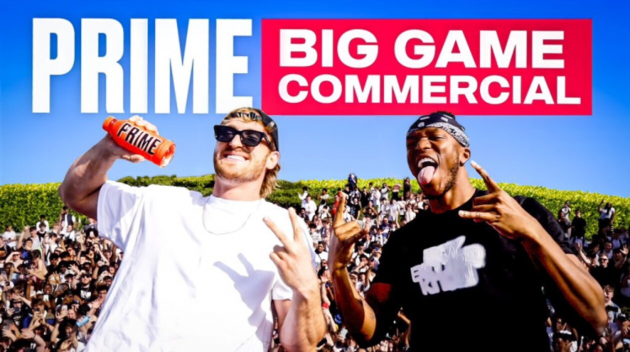 YouTubers KSI, Logan Paul’s brand, Prime becomes the first influencer-run biz to advertise during Super Bowl
