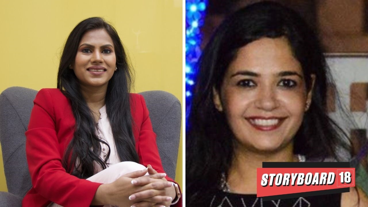 Shradha Agarwal (left) shares spotlight with Pooja Narayan (right) as Narayan made tough instead of stereotypical choices and prioritized both her and her partner's career equally.