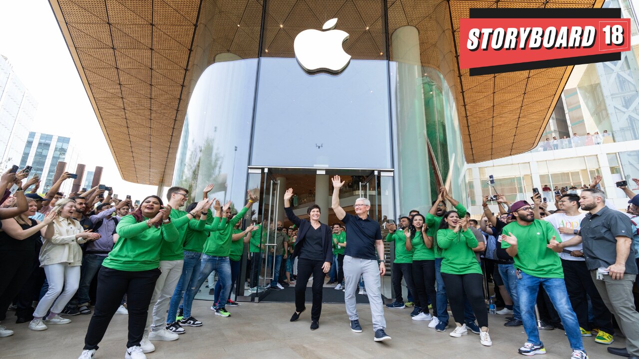 Apple's first store opening in Mumbai is a harbinger of a retail revolution waiting to happen in India. Unlimited by ambition, the brand experience leaves no stone unturned in its flawless execution of the highest global standards. (Image via Twitter - @tim_cook)