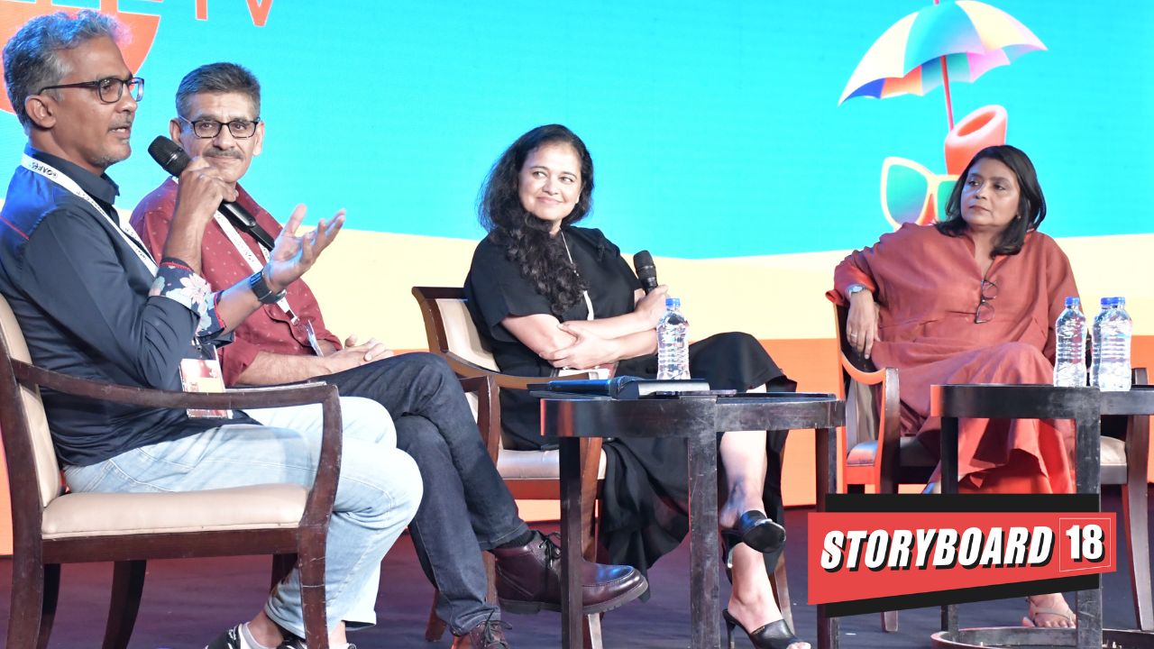 Maximum number of people who are talking about brands, the average is five. Eighteen percent of people have said that there is no brand they love. (From left to right: Rohit Kapoor, Hemant Malik, Prabha Narasimhan and Anuradha SenGupta)