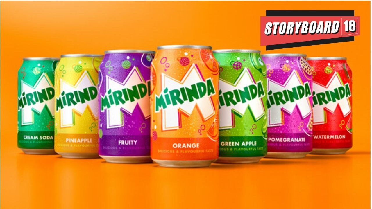 Mirinda's new visual identity will be rolled out across the leading 20 international markets from May 2023, with many featuring their native languages on the cans. (Image source: PepsiCo)