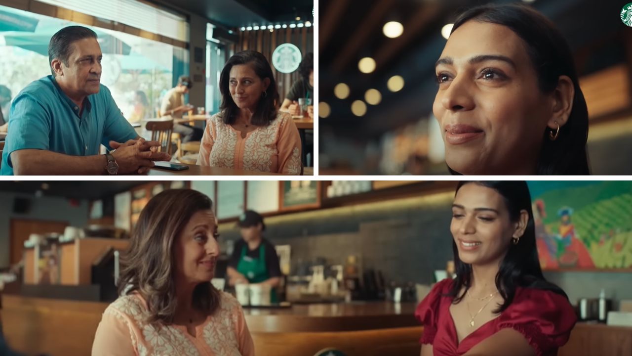 Through the trans inclusive ad, Starbucks seems to have taken a stand for the LGBTQIA community, even though in the past, brands have been accused of using the Pride Month for rainbow washing and clout chasing.(Stills from the ad)