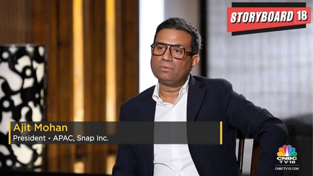 Snap Inc's Ajit Mohan on the company's next phase of growth in India