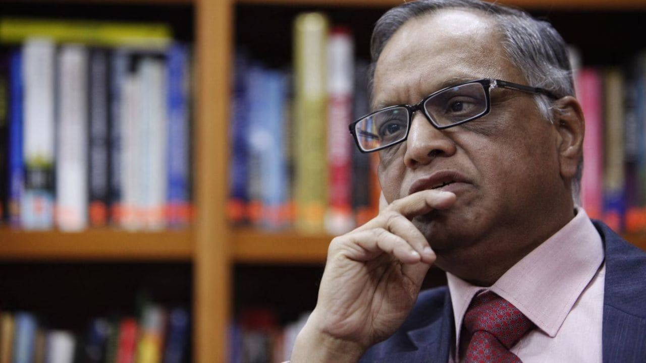 Narayan Murthy Murthy recalled that during the time of annual report preparation, his employees would be in the office until 4 am for five to six days, and he would go character by character through it. (Image source: Moneycontrol)