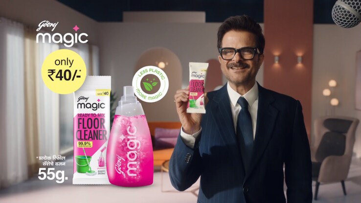 Godrej Magic unveils its new Magic Floor Cleaner with Anil Kapoor as its brand ambassador