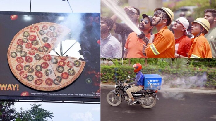 Domino’s burning pizza slice billboard stunt: original or inspired?