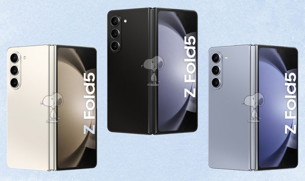 Samsung Galaxy Z Fold 5 (Image sourced from Samsung website)