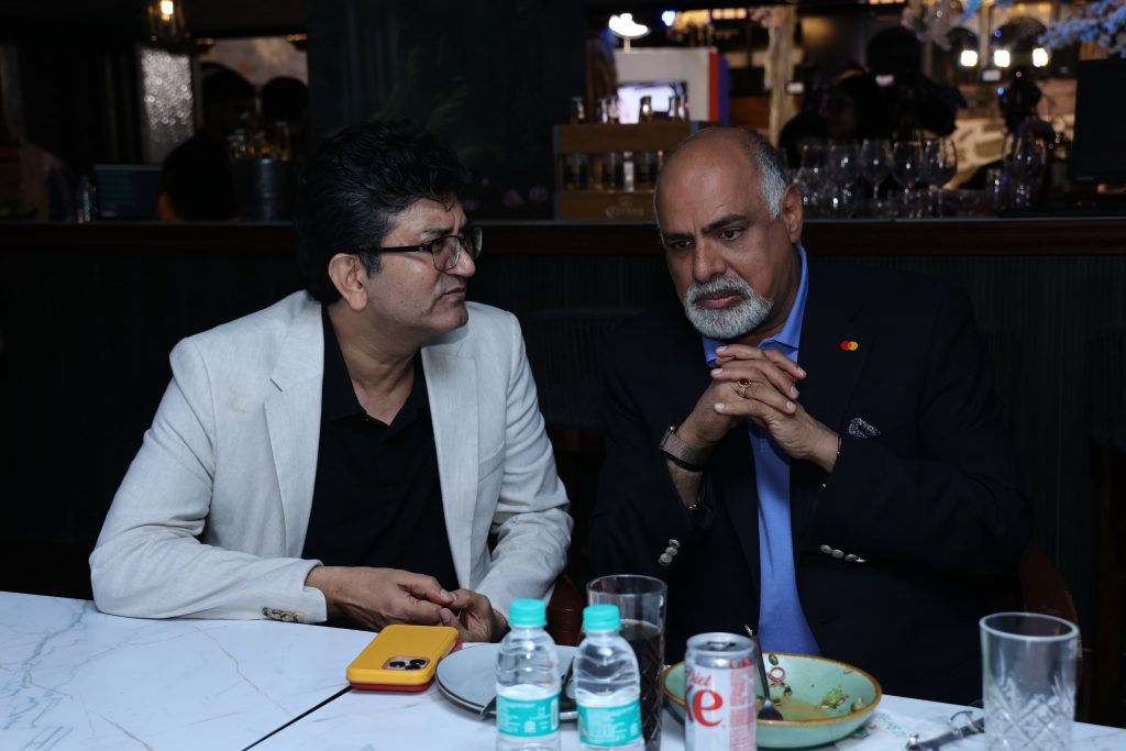 Prasoon Joshi, chairman, McCann Worldgroup APAC and CEO & CCO< McCann Worldgroup India with Raja Rajamannar, global CMO & president - healthcare business, Mastercard and president of World Federation of Advertisers. 