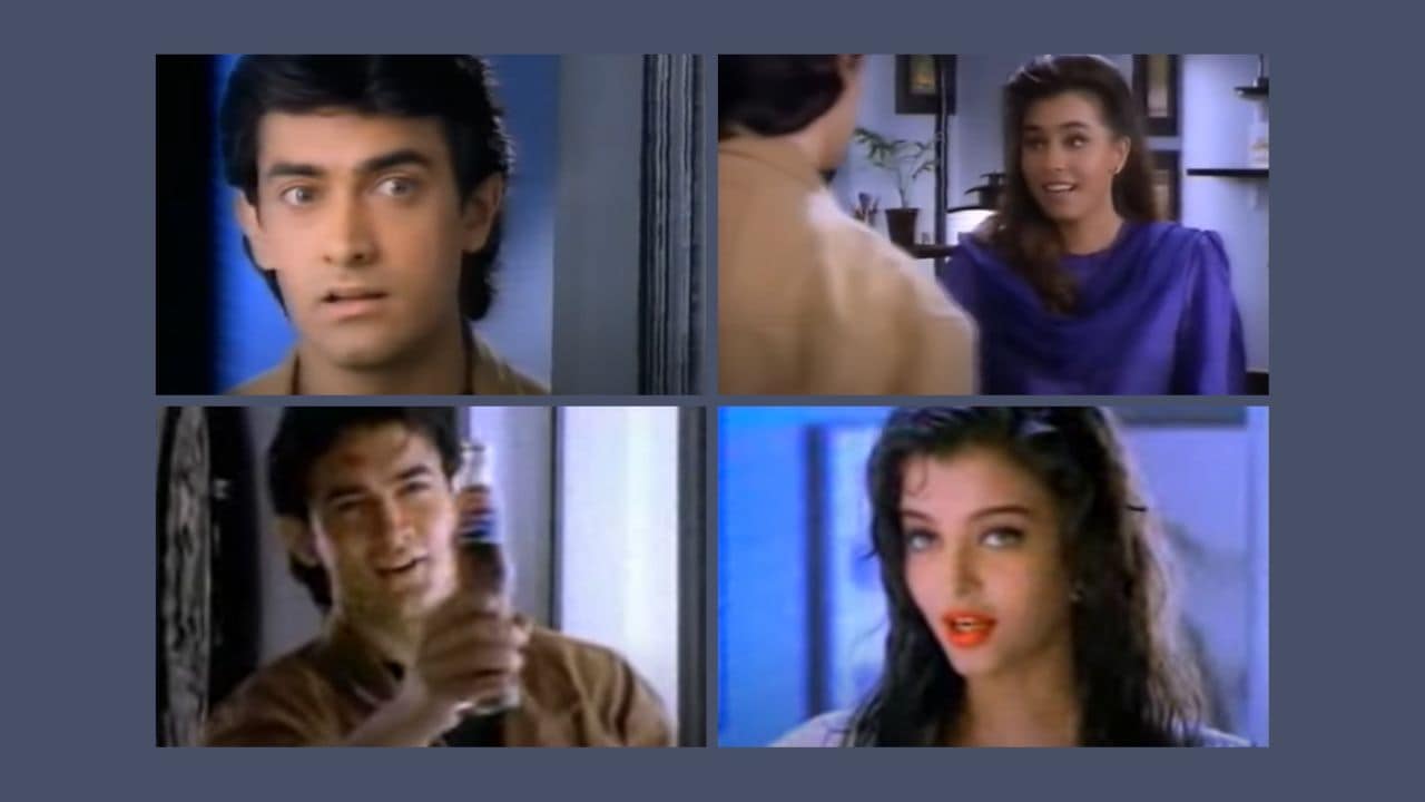 After 1994, the brand worked with Prahlad Kakkar because of his associated work with veteran film director Shyam Benegal. Pepsi’s ‘Yehi hai right choice, baby’, was directed by late film director Mukul Anand and was released in 1992. It starred Bollywood actor Juhi Chawla. (Stills from the ad)