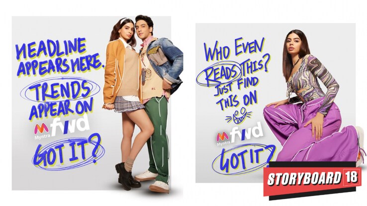 Myntra launches outdoor FWD campaign featuring Khushi Kapoor and Vedang Raina