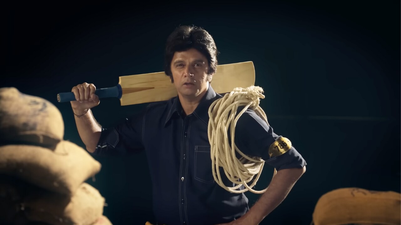 Rahul Dravid in a still from the ad.