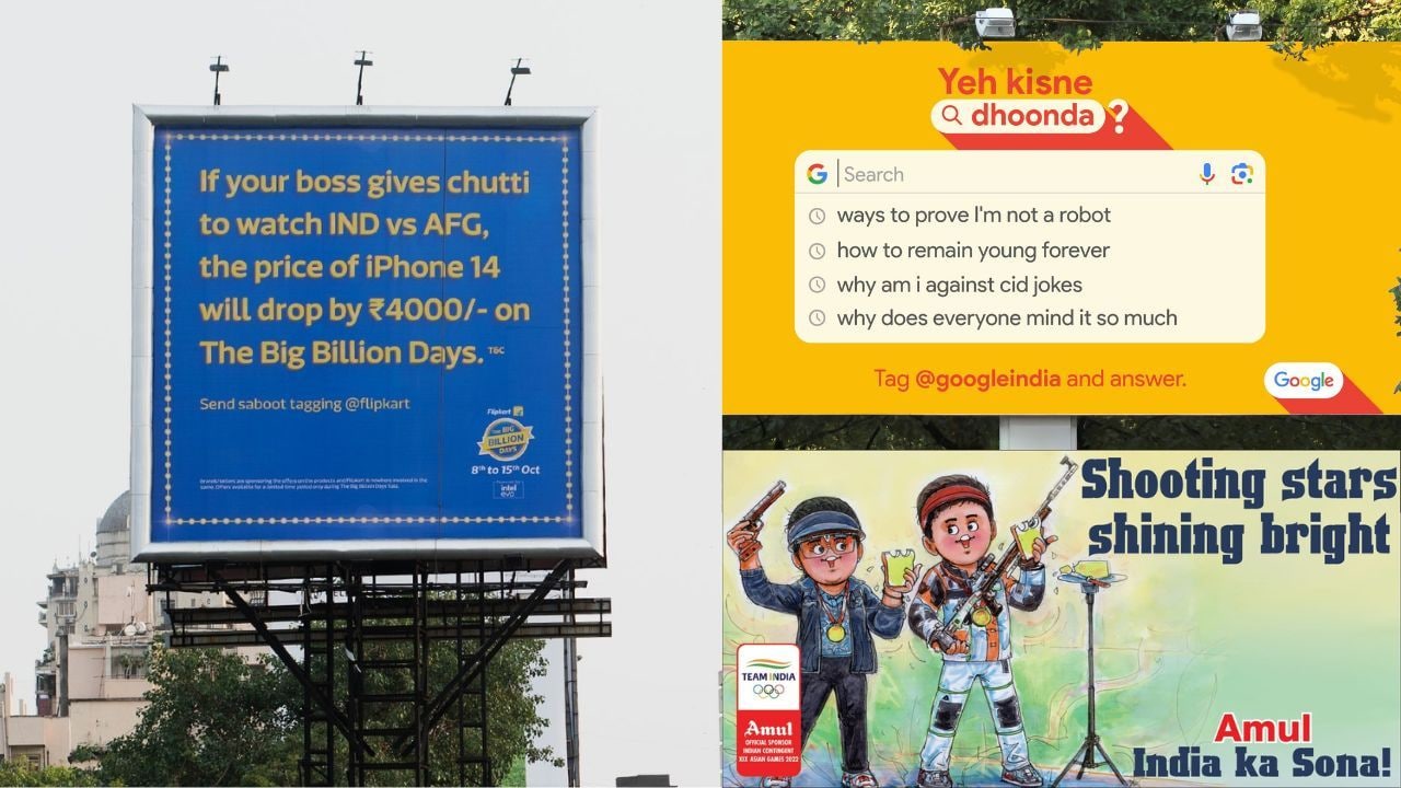 Some long-term outdoor campaigns, generally at fixed spots, have become landmarks in India. Among them is dairy brand Amul, which has reserved specific hoarding sites across the country that have now become landmarks. Amul’s campaigns have a blend of vitality and recall.