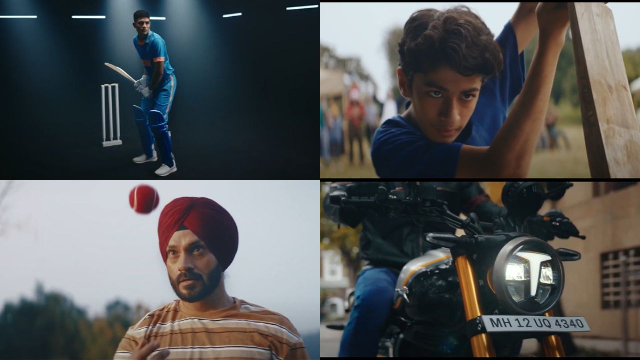 The film has been released across platforms, with an on-ground test-ride activation. (Stills from the ad)