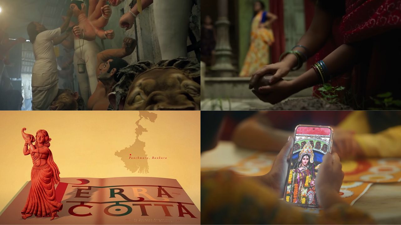 In 2021, Durga Puja was inscribed on the UNESCO Representative List of the Intangible Cultural Heritage of Humanity. (Stills from the campaigns)