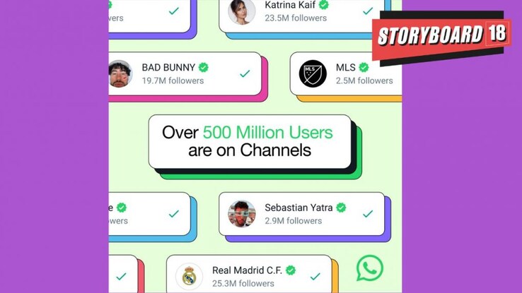WhatsApp Channels crosses 500 million MAUs; Mumbai Indians, Indian Cricket Team, Diljit Dosanjh, Allu Arjun, among most popular channels