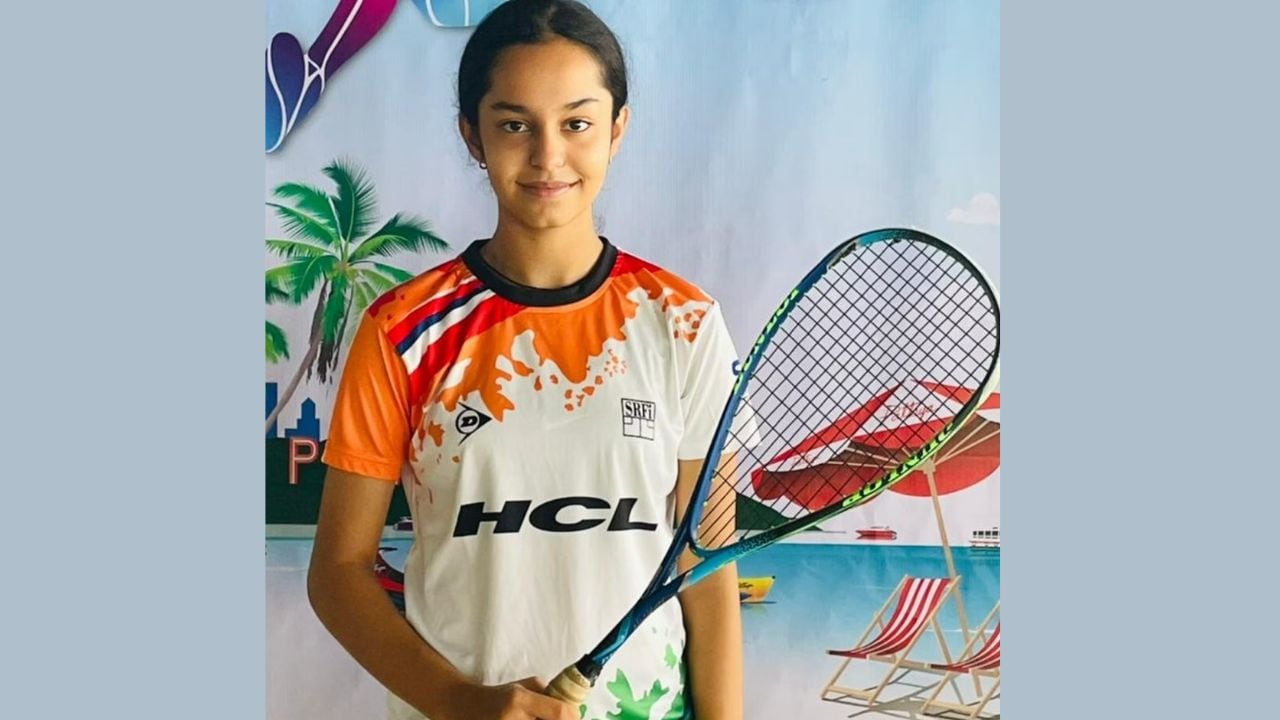 Anahat Singh is a four-time Junior National champion and was only fourteen years old when she reached the World Juniors final in 2022 and went on to achieve the feat again in 2023. In 2022, she was the youngest athlete in Team India’s contingent at the Commonwealth Games, held in Birmingham. (Image source: News18)