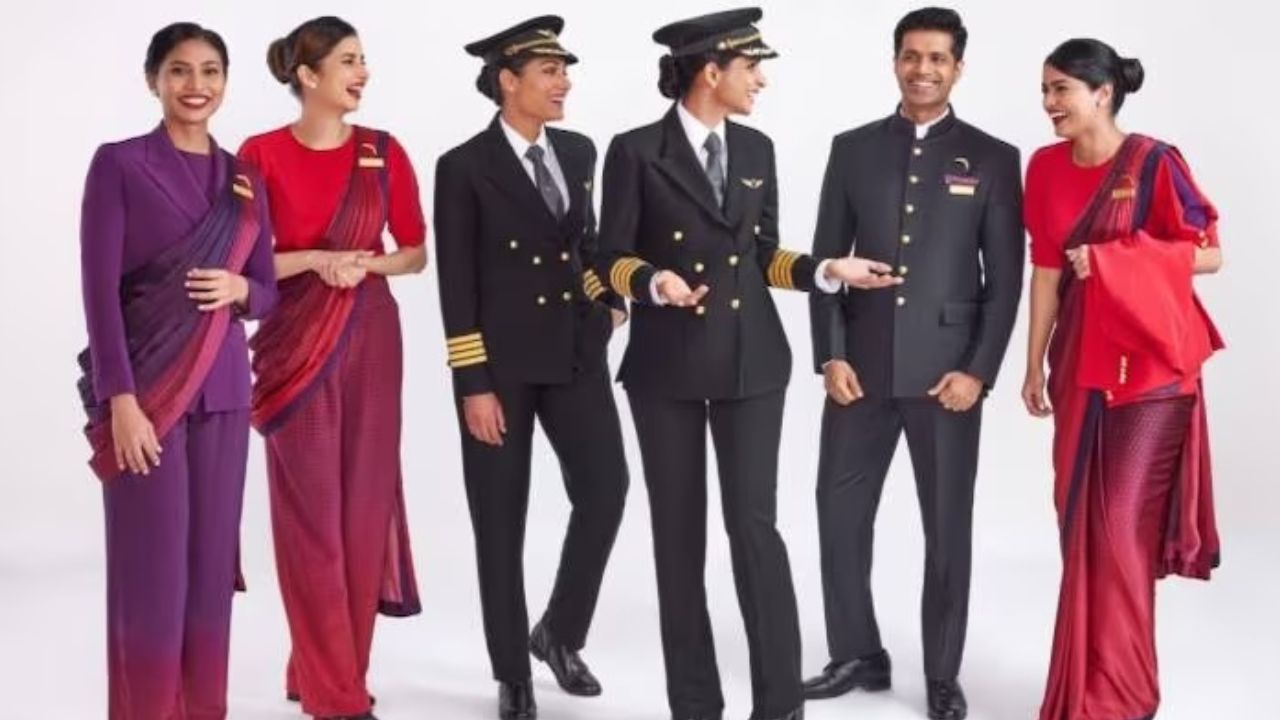 Recently, Air India also revealed new uniforms for its cabin and cockpit crews, designed by Manish Malhotra. The new uniforms will be introduced in a phased manner over the next few months, starting with the entry of service of Air India's first Airbus A350.