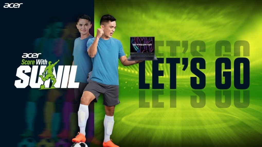 Sunil Chhetri teams up with Acer India for a new gaming campaign