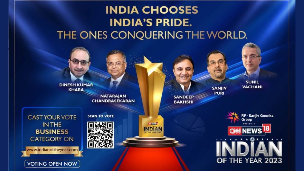 CNN-News18 Indian of the Year 2023 to recognise industry titans who are shaping India's economic progress