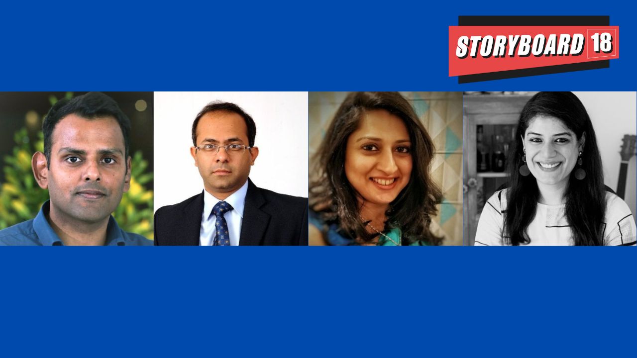 Get the full picture on people and their moves on the corporate jungle gym in CXO Moves. (From left to right: Sagar Sharma, Krishnan Sundaram, Virginia Sharma and Poornima Sharma)