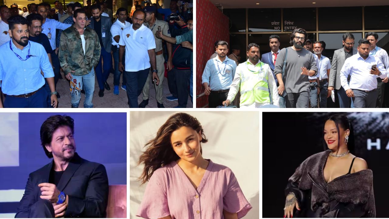 Several other Indian celebrities who are expected to mark their presence at the lavish event are Shah Rukh Khan, Aamir Khan, and Rajinikanth. Besides, Akshay Kumar, Ajay Devgn, Kajol, Ranveer Singh, Deepika Padukone, Ranbir Kapoor, Vicky Kaushal, Katrina Kaif, Karan Johar, Varun Dhawan, and Shraddha Kapoor will also be adding glam to the mega event with their presence. (From top left to right: Salman Khan, Arjun Kapoor, Shah Rukh Khan, Alia Bhatt and Rihanna)