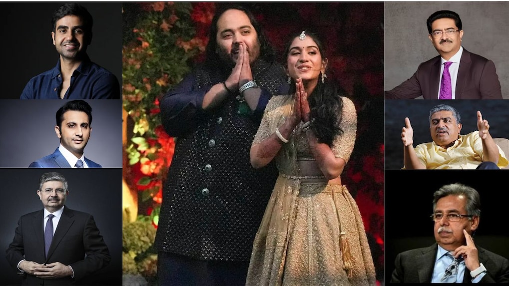 Anant Ambani wedding: Nikhil Kamath, Chandrasekaran, Gautam Adani, Adar Poonawala, Birla among guests at Mukesh Ambani's son's wedding