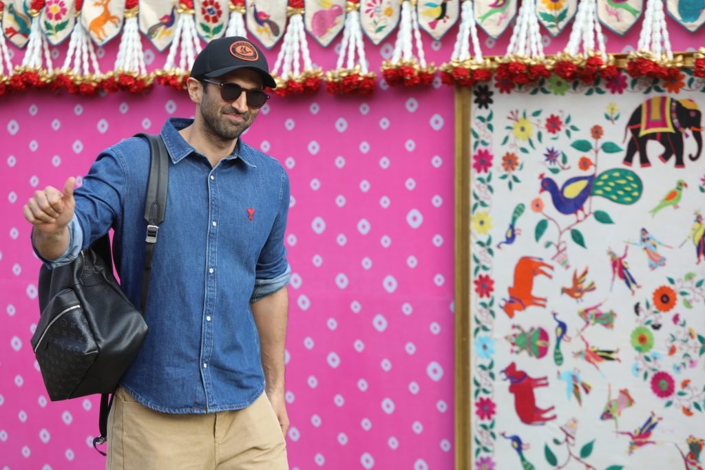 Bollywood actor Aditya Roy Kapoor arrives in Jamnagar