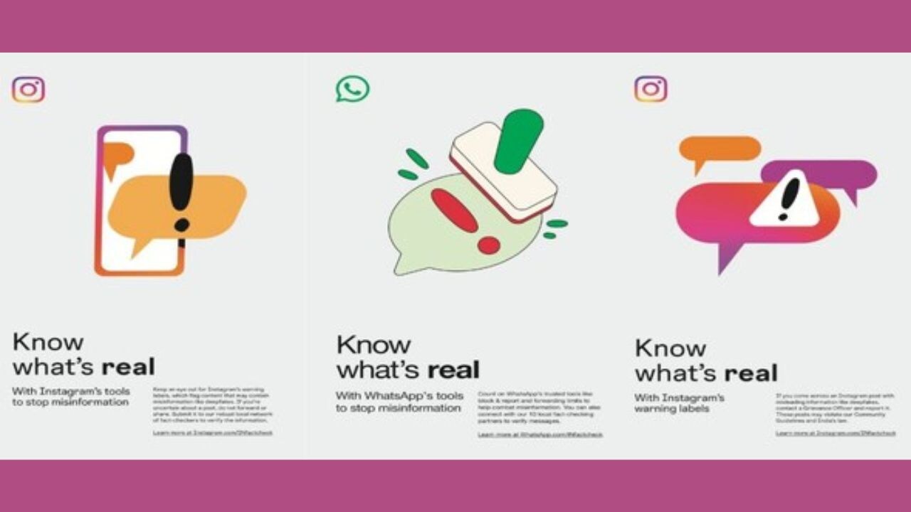 The 'Know What's Real' initiative, spanning eight weeks, is geared towards educating users on identifying and addressing misinformation prevalent on WhatsApp and Instagram. By promoting digital best practices and showcasing available safety tools, Meta hopes to empower its user base in navigating the complex landscape of online information. (Image source: CNBC-TV18)