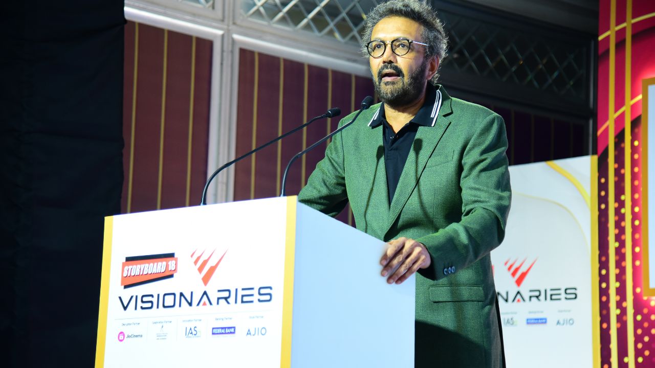 Varun Berry pictured here at Storyboard18's Visionaries marquee chapter in Bengaluru.