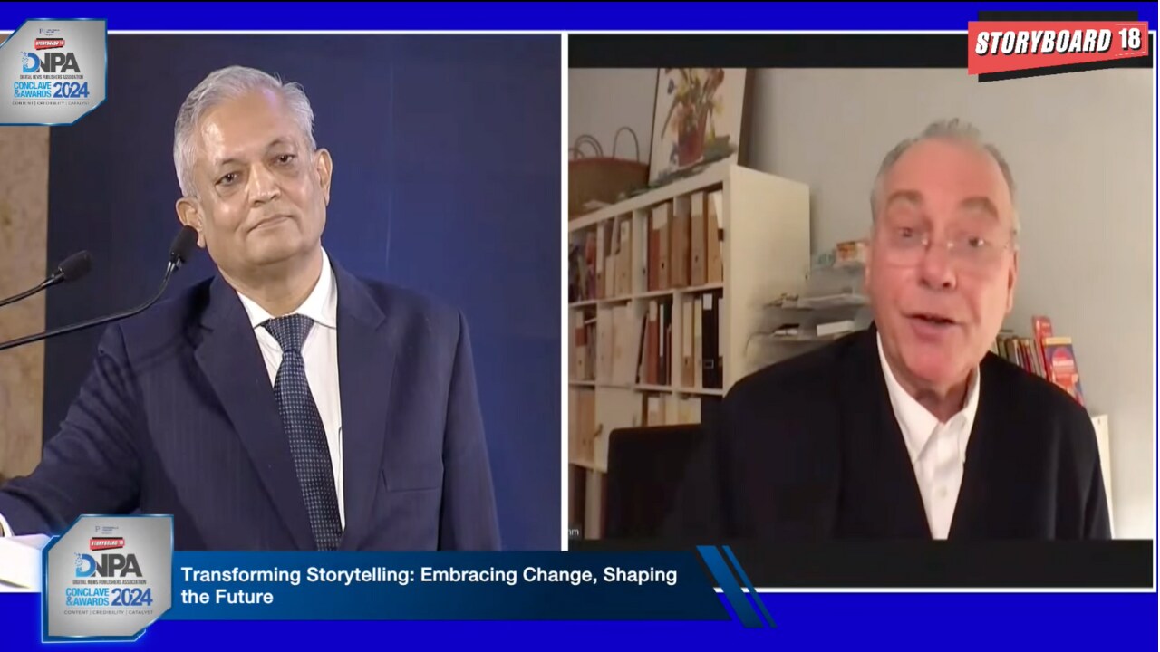 Florian Nehm, senior advisor, Axel Springer SE, Public Affairs along with Anil Malhotra, head, public and regulatory affairs, Zee Entertainment Enterprises Limited and president, DNPA.