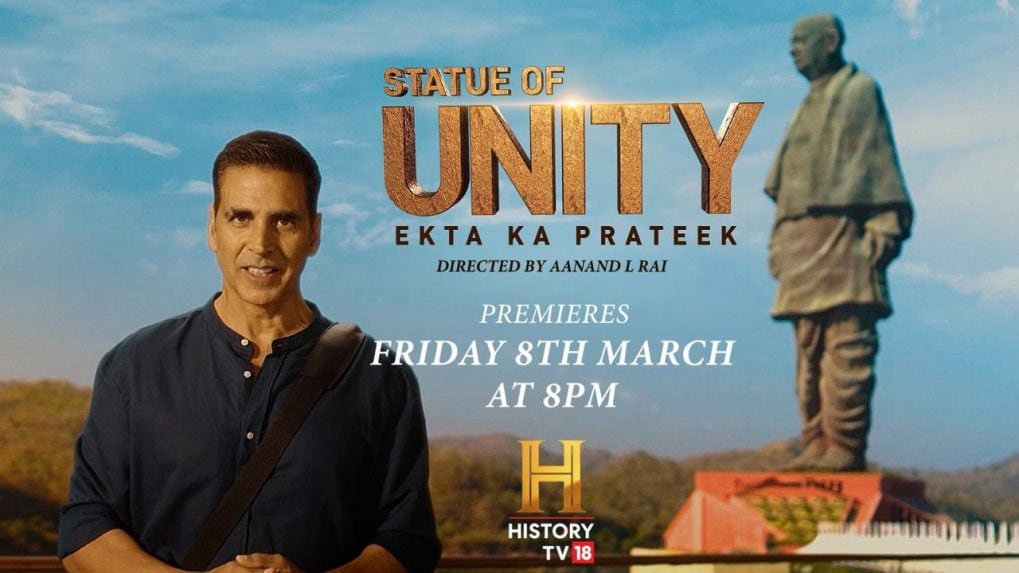 Akshay Kumar presents inspiring story of ‘World’s Tallest Statue’ in History TV18’s upcoming documentary