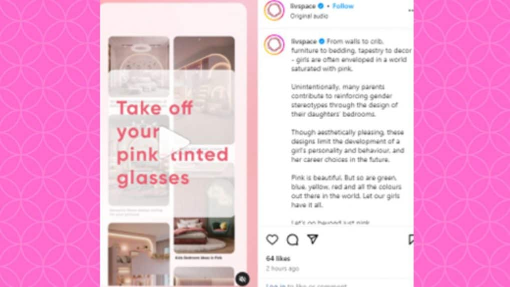 Livspace launches campaign on impact of gender stereotypes on young minds