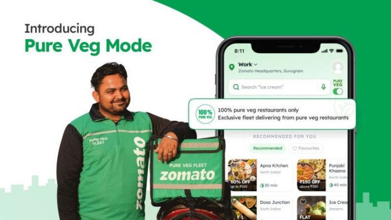 Zomato called out for introducing  ‘pure veg’ mode; CEO Deepinder Goyal rolls back green fleet after backlash
