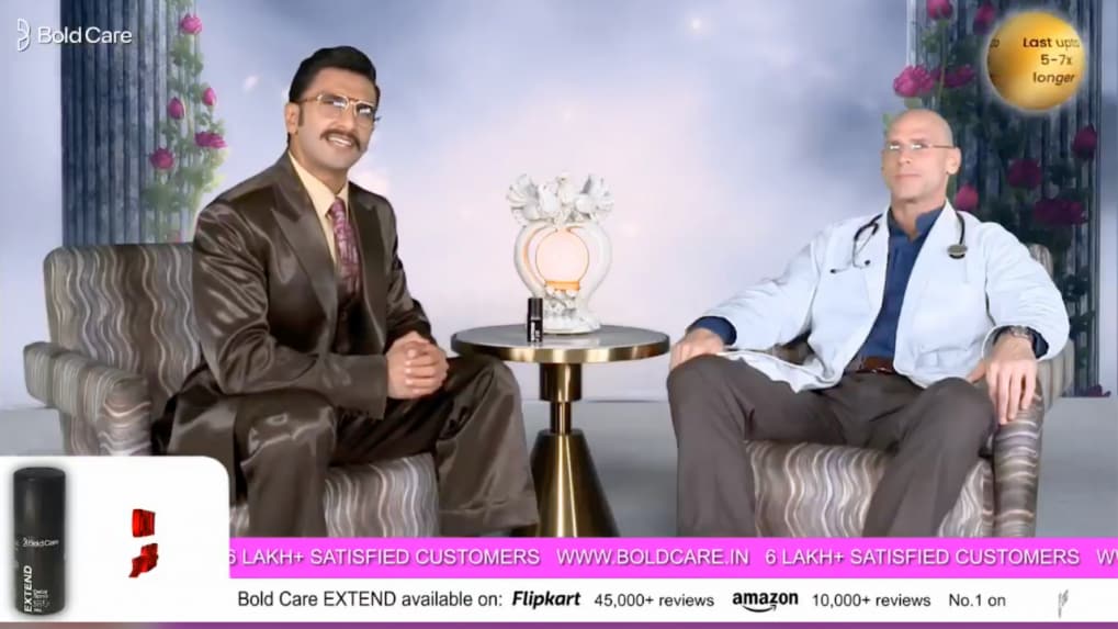 Ranveer Singh and pornstar Johnny Sins are back in BoldCare ad: More “cringe” or win?