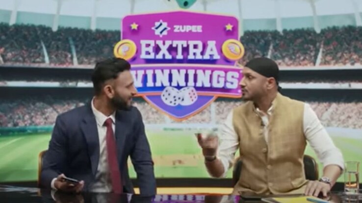 Zupee launches new campaign 'Extra Winnings’ with Harbhajan Singh and Jatin Sapru