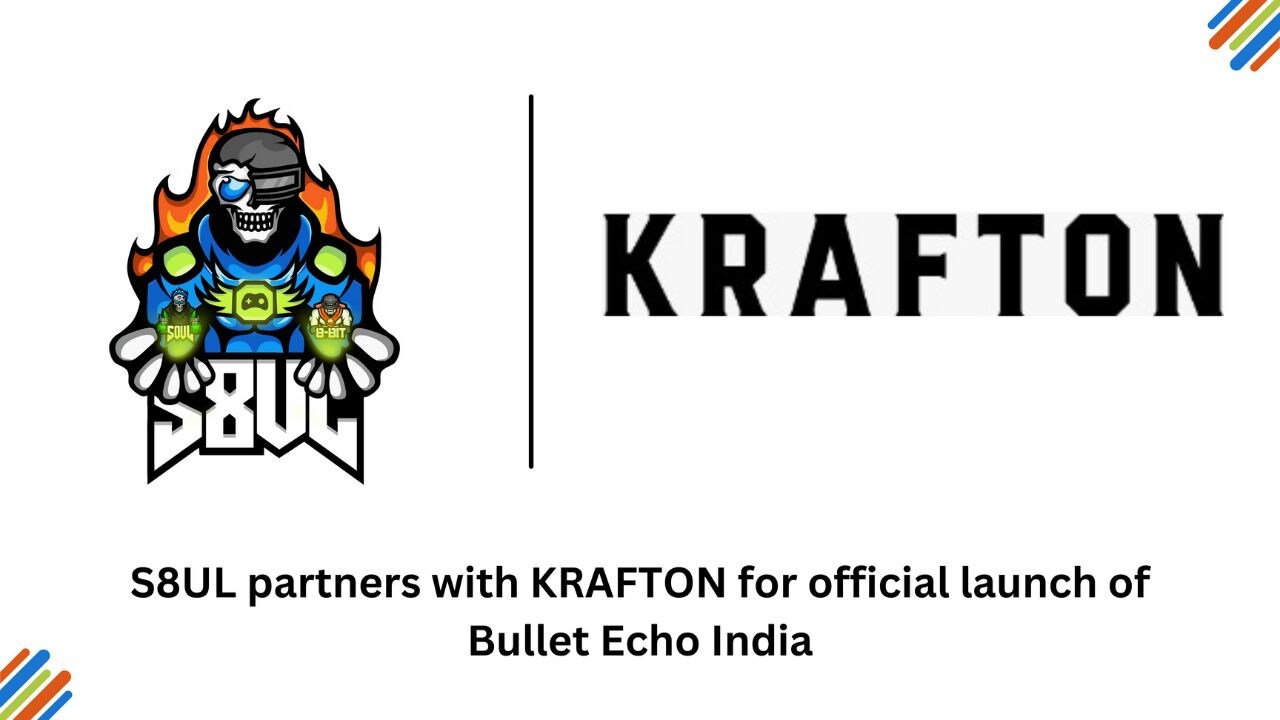 S8UL, an Esports organization has partnered with KRAFTON, the creators of the popular battle royale game - Battlegrounds Mobile India (BGMI), for the official launch of their latest game, Bullet Echo India.