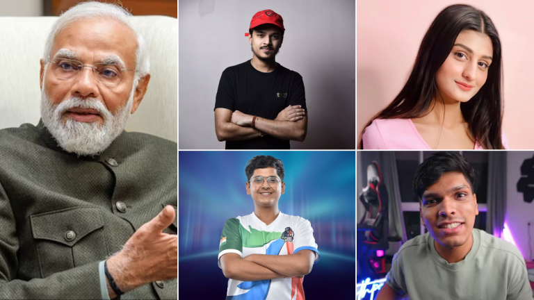 PM Narendra Modi meets India's top gamers