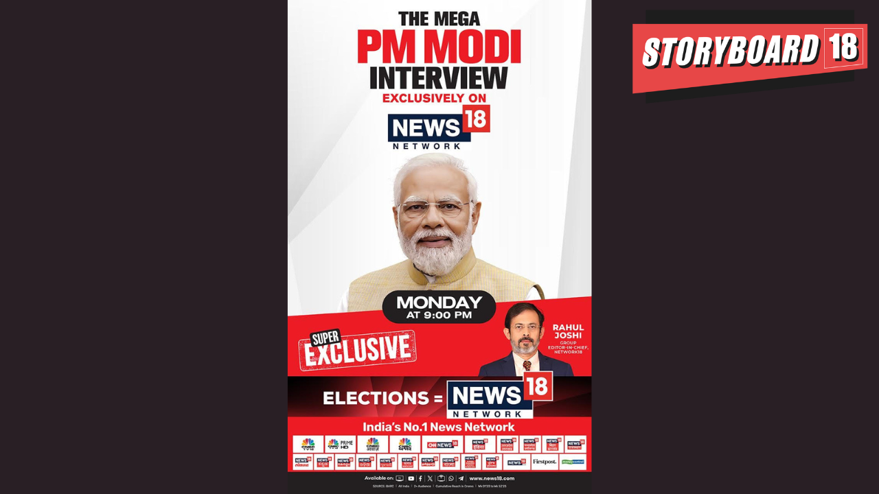 News18 Network mega exclusive with Prime Minister Narendra Modi to telecast on Monday at 9 PM