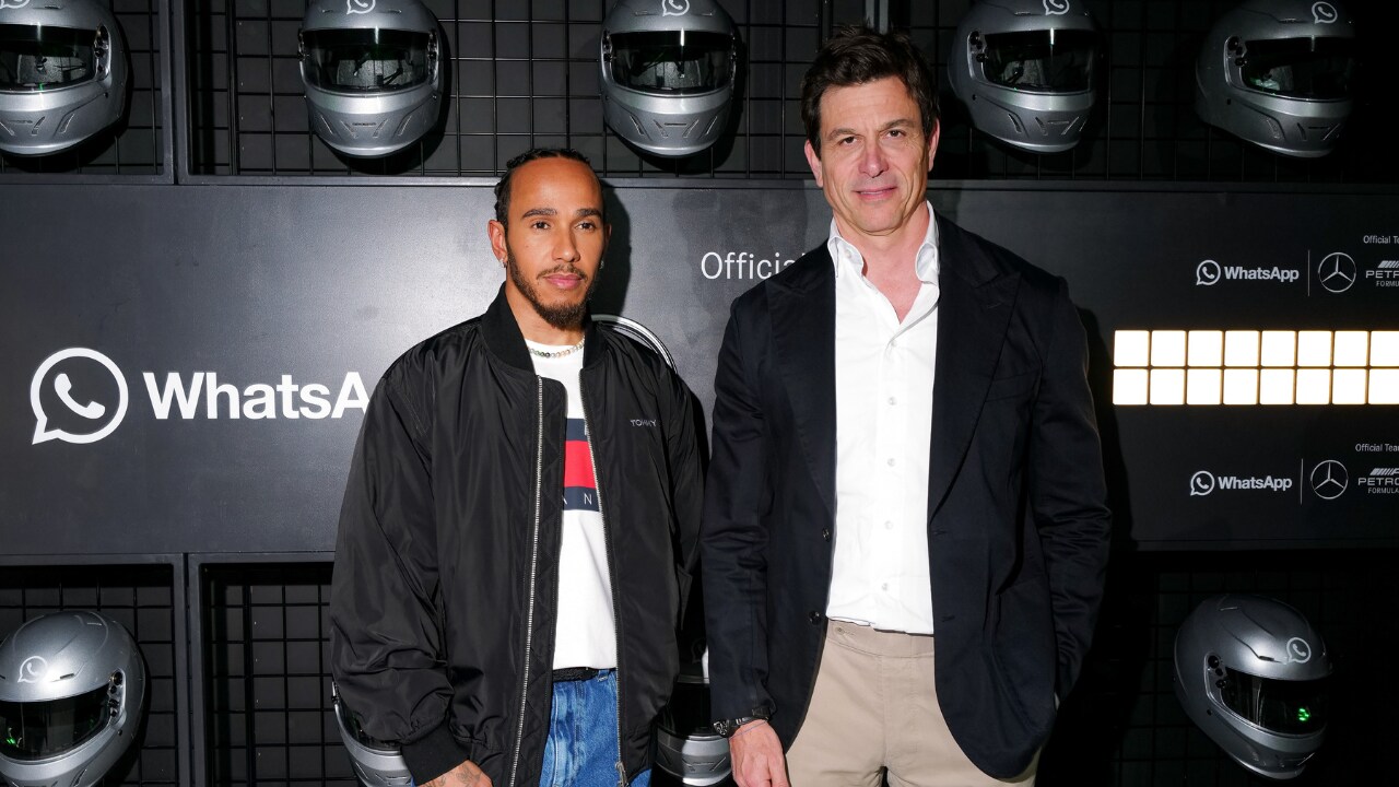 Mercedes-AMG PETRONAS F1 driver Lewis Hamilton, and CEO and Team Principal Toto Wolff, together flipped the Empire State Building’s famous light switch and turned the building’s iconic tower lights a bright WhatsApp green.