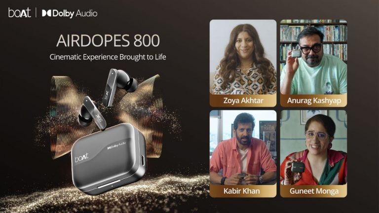 boAt partners with Anurag Kashyap, Zoya Akhtar, Kabir Khan & Guneet Monga for Airdopes 800 launch campaign