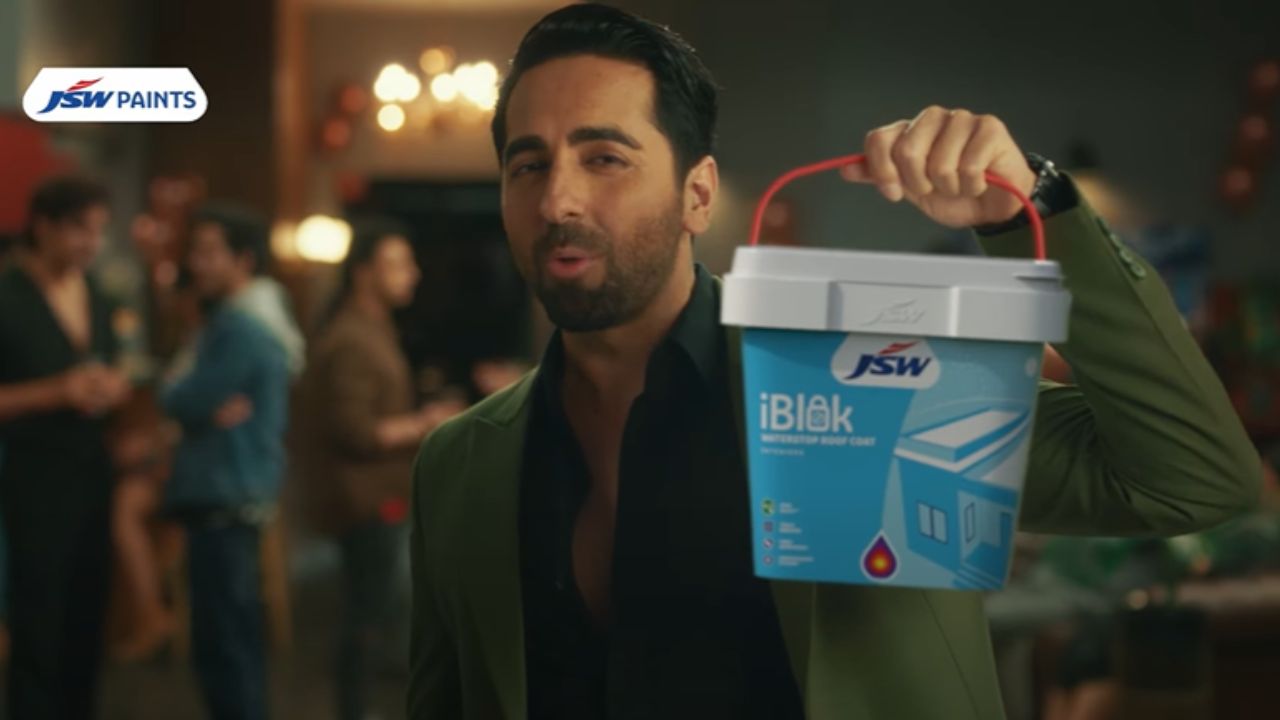 Conceptualized by TBWA/India, the film features brand ambassador Ayushmann Khurrana as he navigates conversations and has a solution to block leakage from affecting the ceiling he created in his new home. (Still from the campaign)