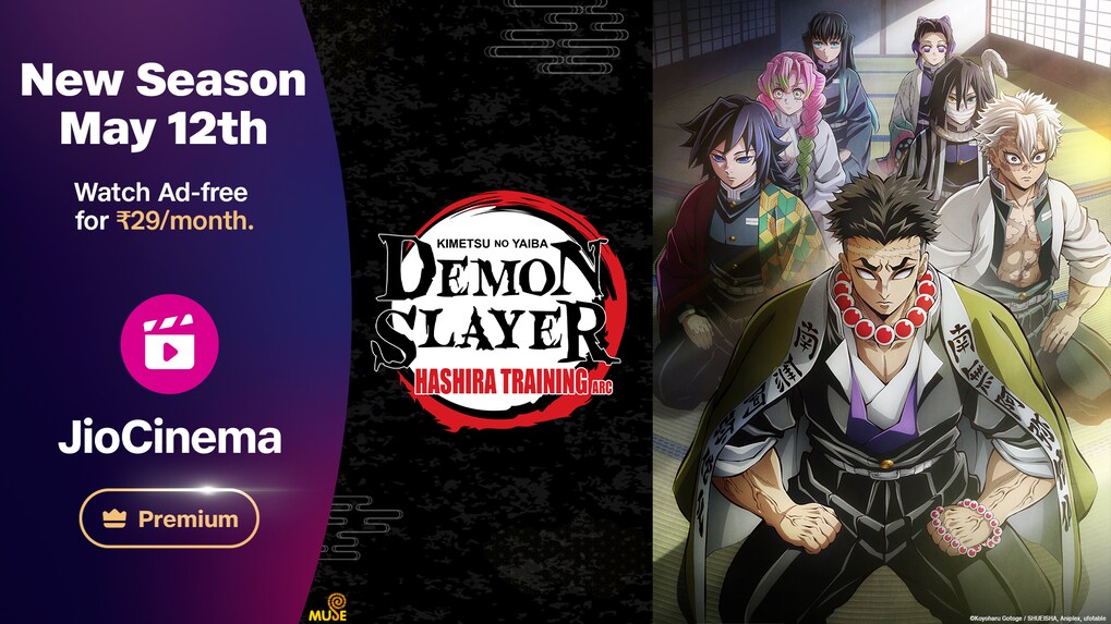 JioCinema Premium launches 'Anime Hub' with Demon Slayer season 4 and more