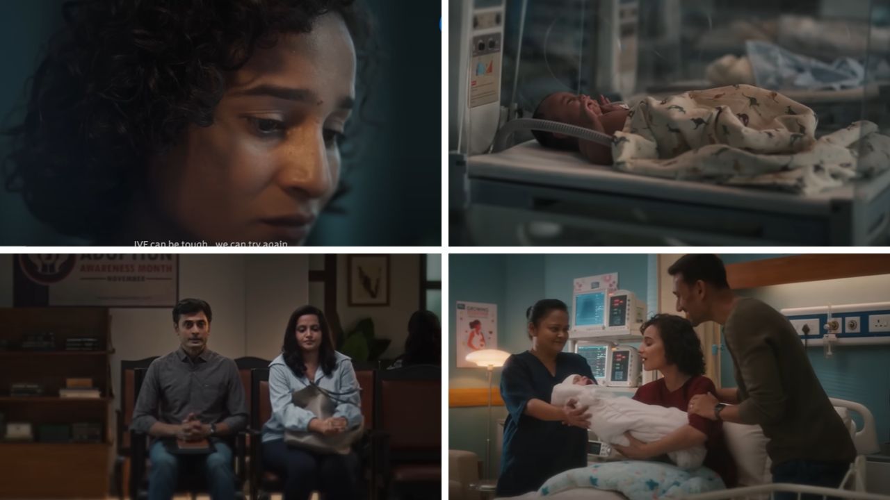 As an extension of Johnson’s Baby #PromisePehlePalSe campaign, ‘The Long Wait for Day 1’ follows the poignant stories of Neha, Maya, and Geet, each embarking on their paths to motherhood. (Stills from the campaign)