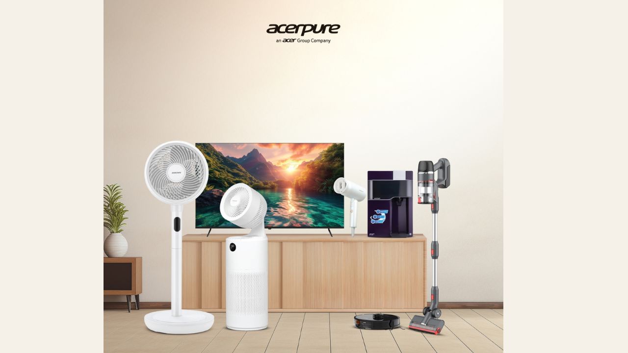 Additionally, Acerpure showcased a diverse range of consumer electronics products, including Air Circulator Fans, Water Purifiers, Hand-held Vacuum Cleaners, two robotic vacuum cleaners, Hair Dryer, and Hair Styler. Acerpure India plans to diversify its offerings, introducing a range of products including, refrigerators, air conditioners, washing machines, and more.