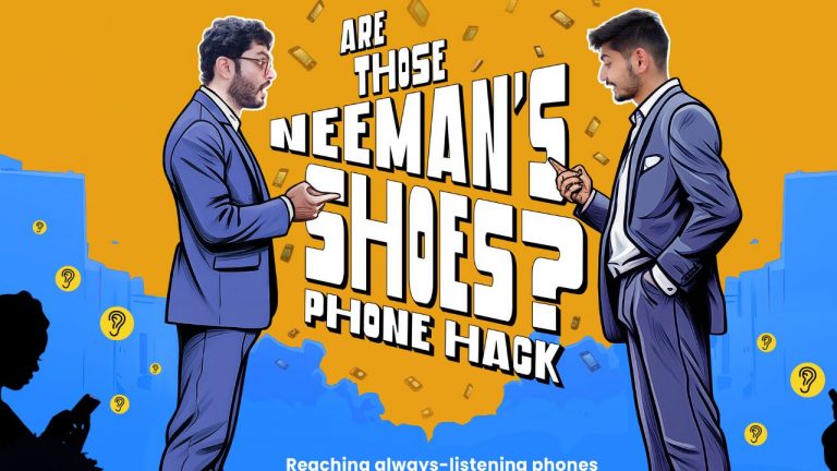 VML creates “Are Those Neeman’s Shoes” campaign to hack voice data on smartphones