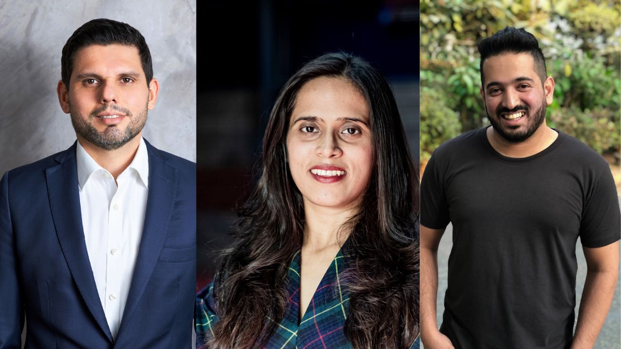 Mustafa Ghouse, Founder and General Partner of Centre Court Capital, Megha Gambhir, CEO and Co-Founder, Stupa Sports Analytics and Sudeep Kulkarni, Founder and CEO Game Theory