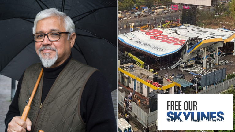 Author Amitav Ghosh's forewarning about Mumbai billboards comes to light post recent billboard tragedy