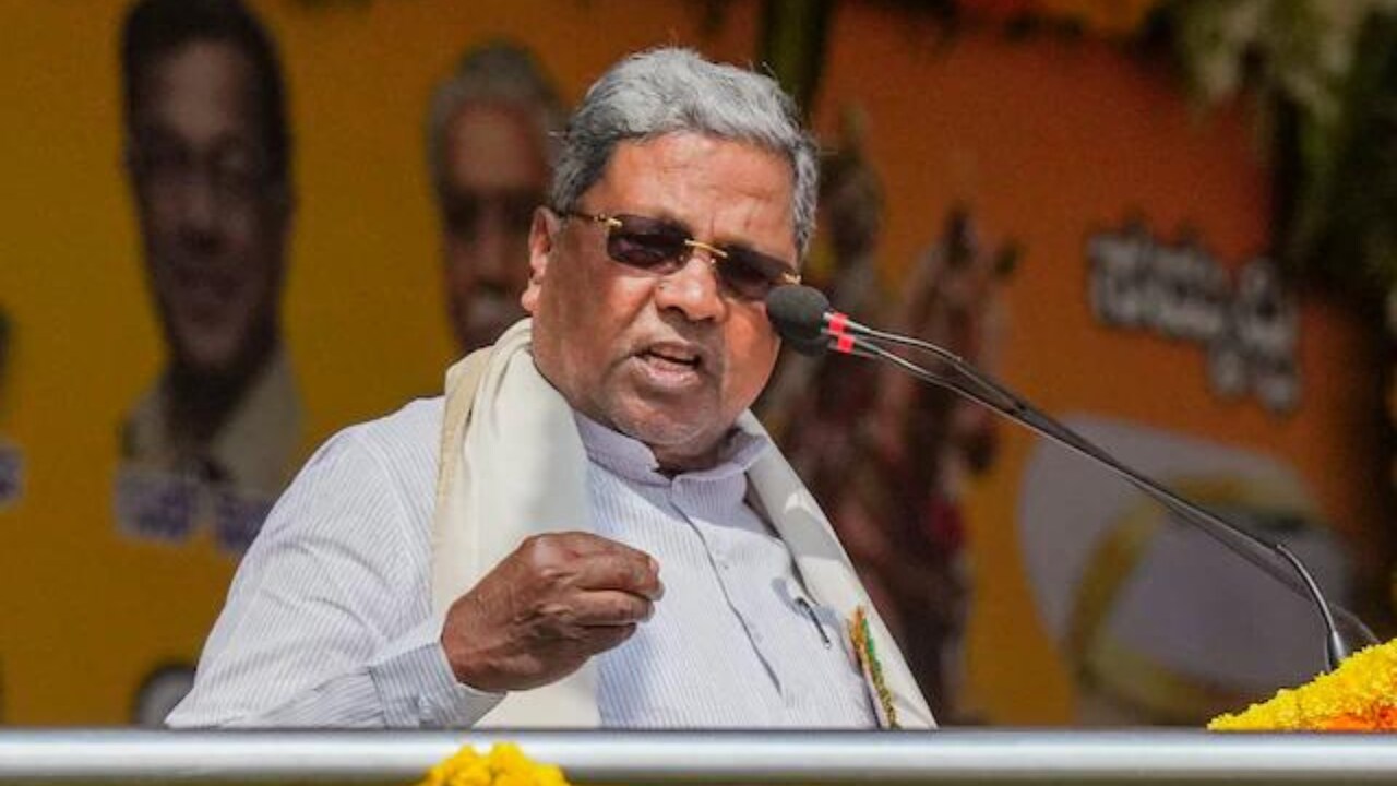 “This time, Nandini will be the star in the World Cup, Kannada will be the star,” said Siddaramaiah. (Image sourced via News18)