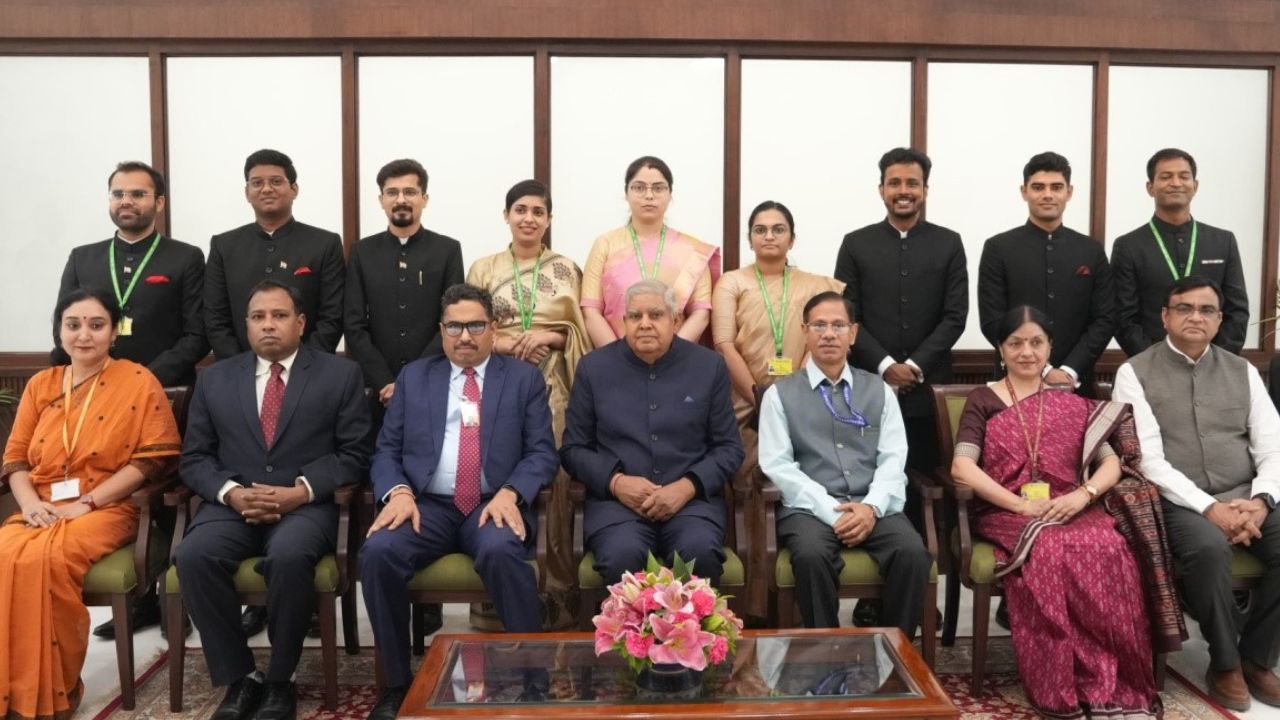 Sunil Kumar Gupta, Secretary to the Vice President of India, Sanjay Jaju, Secretary, Ministry of Information and Broadcasting, Anupama Bhatnagar, Director General, IIMC, Delhi, C Senthil Rajan, Joint Secretary, Ministry of Information & Broadcasting, senior officials and officer trainees of 2022 & 23 batches attended the event.